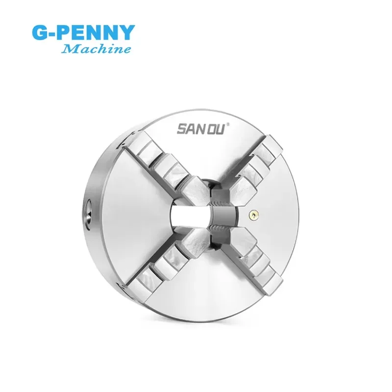 4-Jaw Self-Centering Chuck K12-80/100/125/130mm for CNC Engraving Milling Lathe with 60Nm Torque & 4200rpm
4-Jaw Self-Centering Chuck K12-80/100/125/130mm for CNC Engraving Milling Lathe with 60Nm Torque & 4200rpm