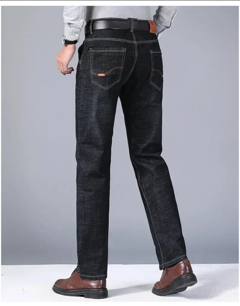 2025 новые модные универсальные удобные мужские джинсы, повседневные эластичные брюки, классические синие черные джинсовые брюки премиум-класса, большие брюки
2025 новые модные универсальные удобные мужские джинсы, повседневные эластичные брюки, классические синие черные джинсовые брюки премиум-класса, большие брюки
