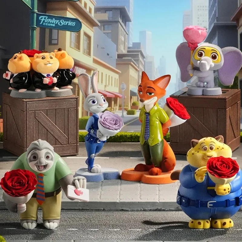 Original Zootopia Flower Animal City Series Blind Boxes Judy Nick Flash Hamster Kawaii Anime Figure Model Desktop Collectible
Original Zootopia Flower Animal City Series Blind Boxes Judy Nick Flash Hamster Kawaii Anime Figure Model Desktop Collectible