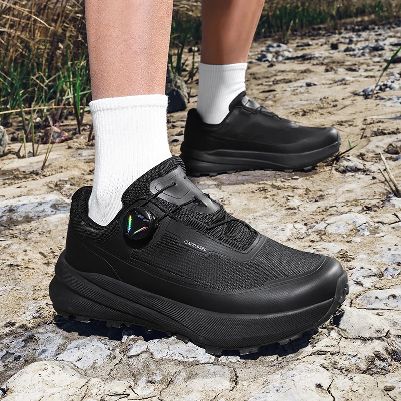Men's Outdoor Rotary Buckle Sneakers, Lightweight Cushioning, Non-slip Breathable Hiking Shoes for All Terrain
Men's Outdoor Rotary Buckle Sneakers, Lightweight Cushioning, Non-slip Breathable Hiking Shoes for All Terrain