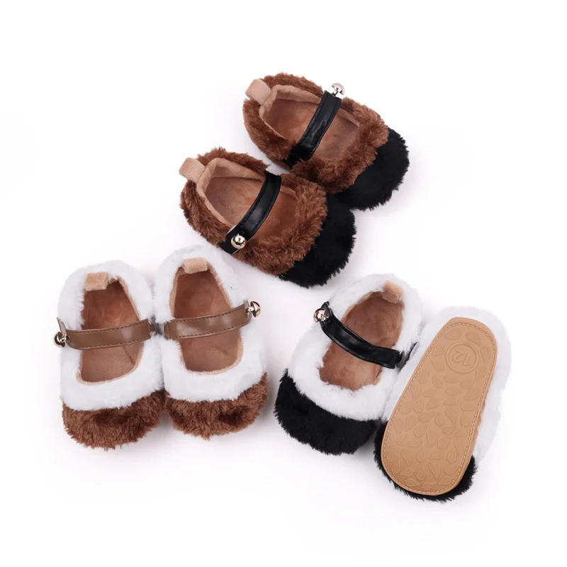 Baby Girl Plush Patchwork Walking Shoes Spring & Autumn Non-slip Fashion Design High Quality Newborn Toddle Shoes First Walkers
Baby Girl Plush Patchwork Walking Shoes Spring & Autumn Non-slip Fashion Design High Quality Newborn Toddle Shoes First Walkers