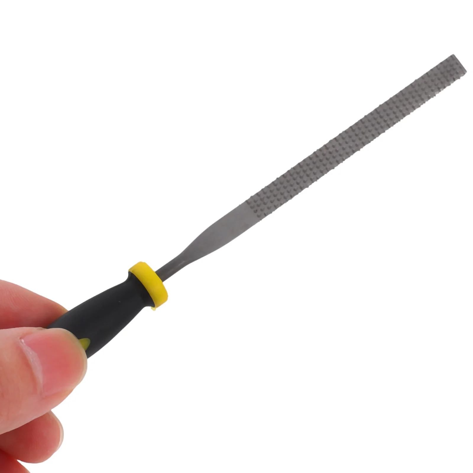 6Pcs Mini Wood Rasp File 140x3mm Anti Skid Handle Coarse Tooth Pattern for Shaping Wood Metals Plastics Tools
6Pcs Mini Wood Rasp File 140x3mm Anti Skid Handle Coarse Tooth Pattern for Shaping Wood Metals Plastics Tools