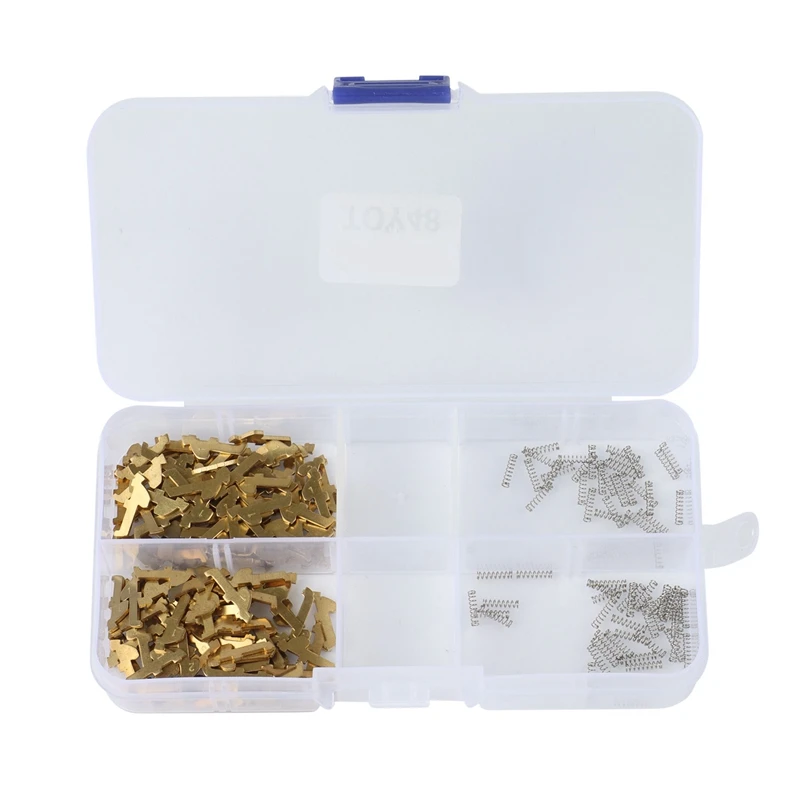 150 Pcs TOY48 Car Lock Reed, Suitable For Toyota Car Lock Repair Kit Accessories, With 10Pcs Spring
150 Pcs TOY48 Car Lock Reed, Suitable For Toyota Car Lock Repair Kit Accessories, With 10Pcs Spring