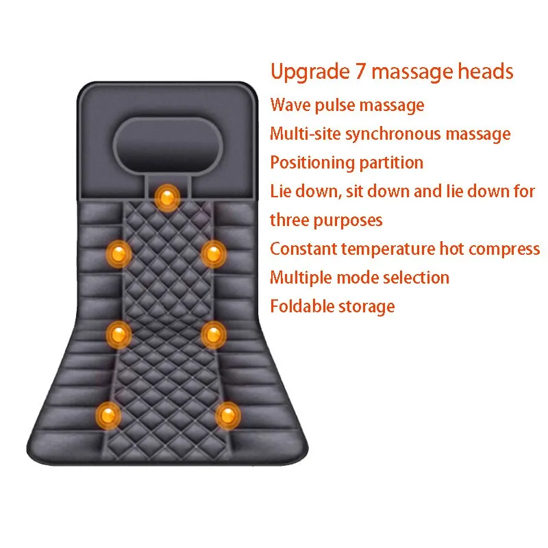 Cervical spine massager multifunctional massage pillow neck waist massage mattress home mattress chair cushion
Cervical spine massager multifunctional massage pillow neck waist massage mattress home mattress chair cushion