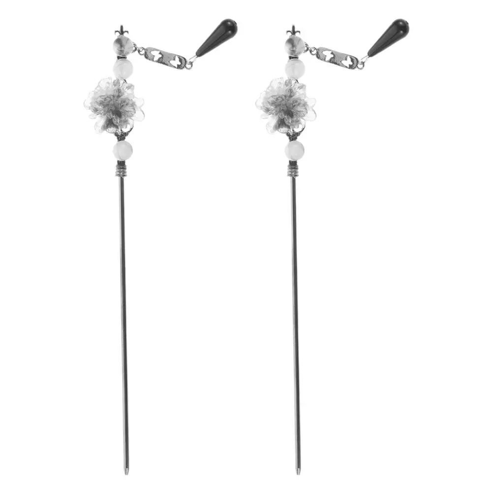 2Pcs Ink Painting Flower Hairpins Vintage Tassel Hanfu Hair Sticks Decorative Hair Accessories for Updos Buns Elegant Retro
2Pcs Ink Painting Flower Hairpins Vintage Tassel Hanfu Hair Sticks Decorative Hair Accessories for Updos Buns Elegant Retro