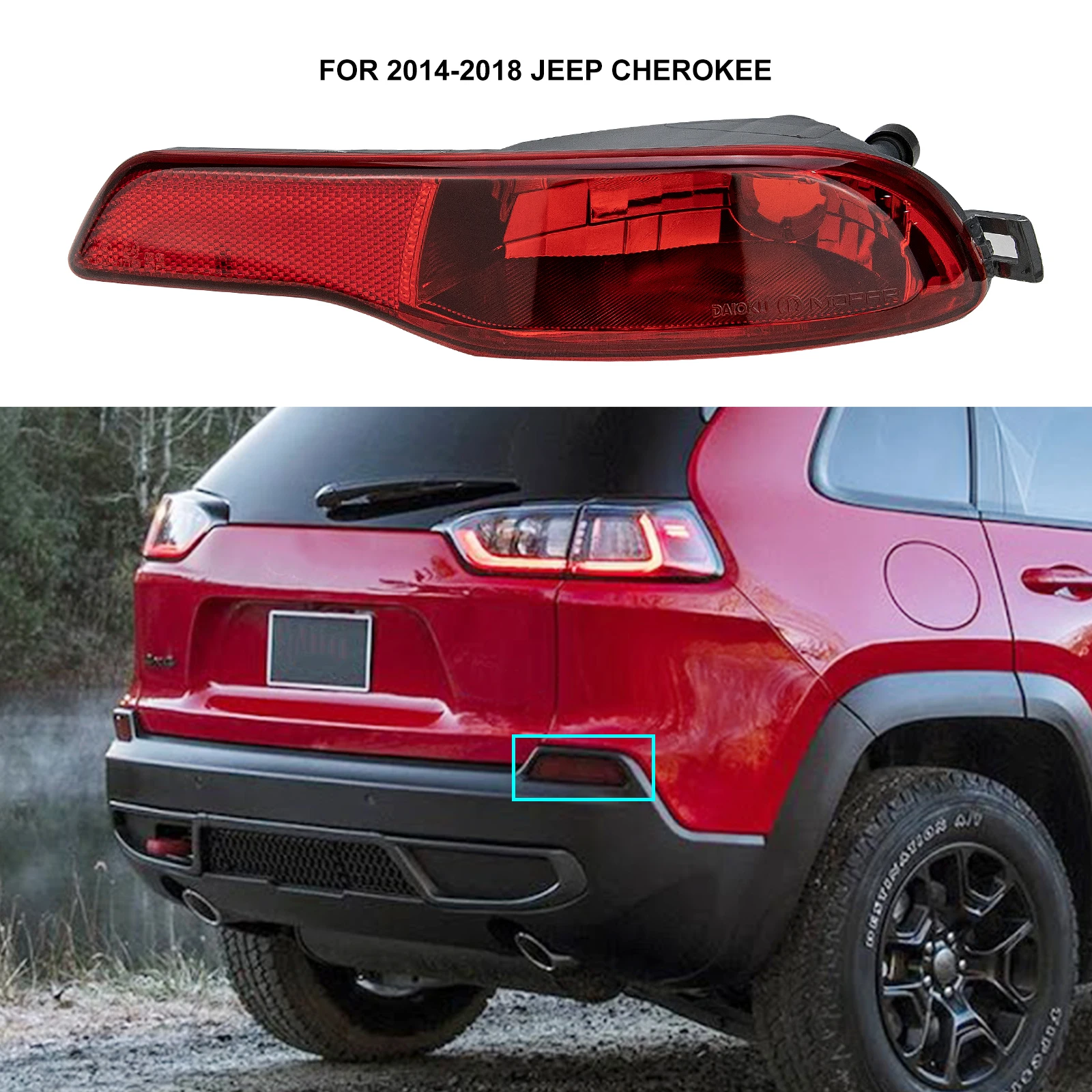 Для 2014-2018 Jeep Cherokee задний правый пассажирский боковой бампер противотуманные фары отражатель автомобильные аксессуары
Для 2014-2018 Jeep Cherokee задний правый пассажирский боковой бампер противотуманные фары отражатель автомобильные аксессуары