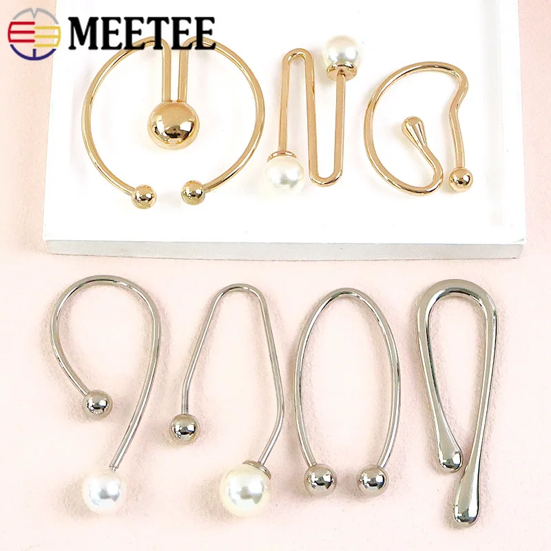 4/10Pcs Meetee Metal U-shaped Ring Buckle for Clothes Detachable Screw Clasp Irregular Spiral Button Shirt Collar Hook Accessory
4/10Pcs Meetee Metal U-shaped Ring Buckle for Clothes Detachable Screw Clasp Irregular Spiral Button Shirt Collar Hook Accessory