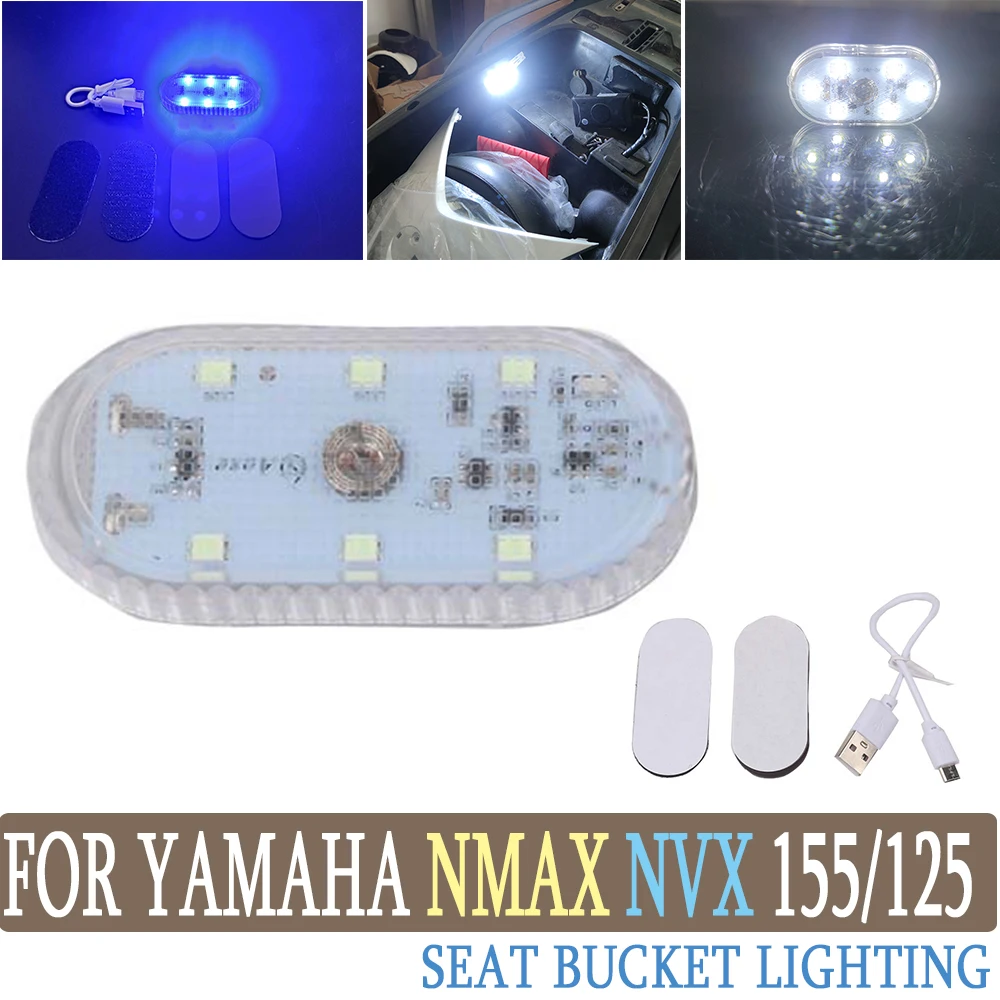 For YAMAHA NMAX NVX 125 155 2023 Accessories Rear Trunk Lighting Night Light Rear Seat Storage Box Lamp 2022 2021 2020 2019 2018
For YAMAHA NMAX NVX 125 155 2023 Accessories Rear Trunk Lighting Night Light Rear Seat Storage Box Lamp 2022 2021 2020 2019 2018