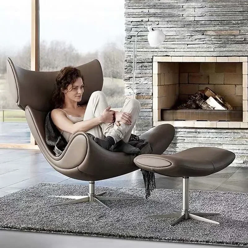 Comfortable Ergonomic Living Room Chairs Modern Leather Nordic Sofa Chairs Designer Recliner Portable Fauteuil Salon Furniture
Comfortable Ergonomic Living Room Chairs Modern Leather Nordic Sofa Chairs Designer Recliner Portable Fauteuil Salon Furniture