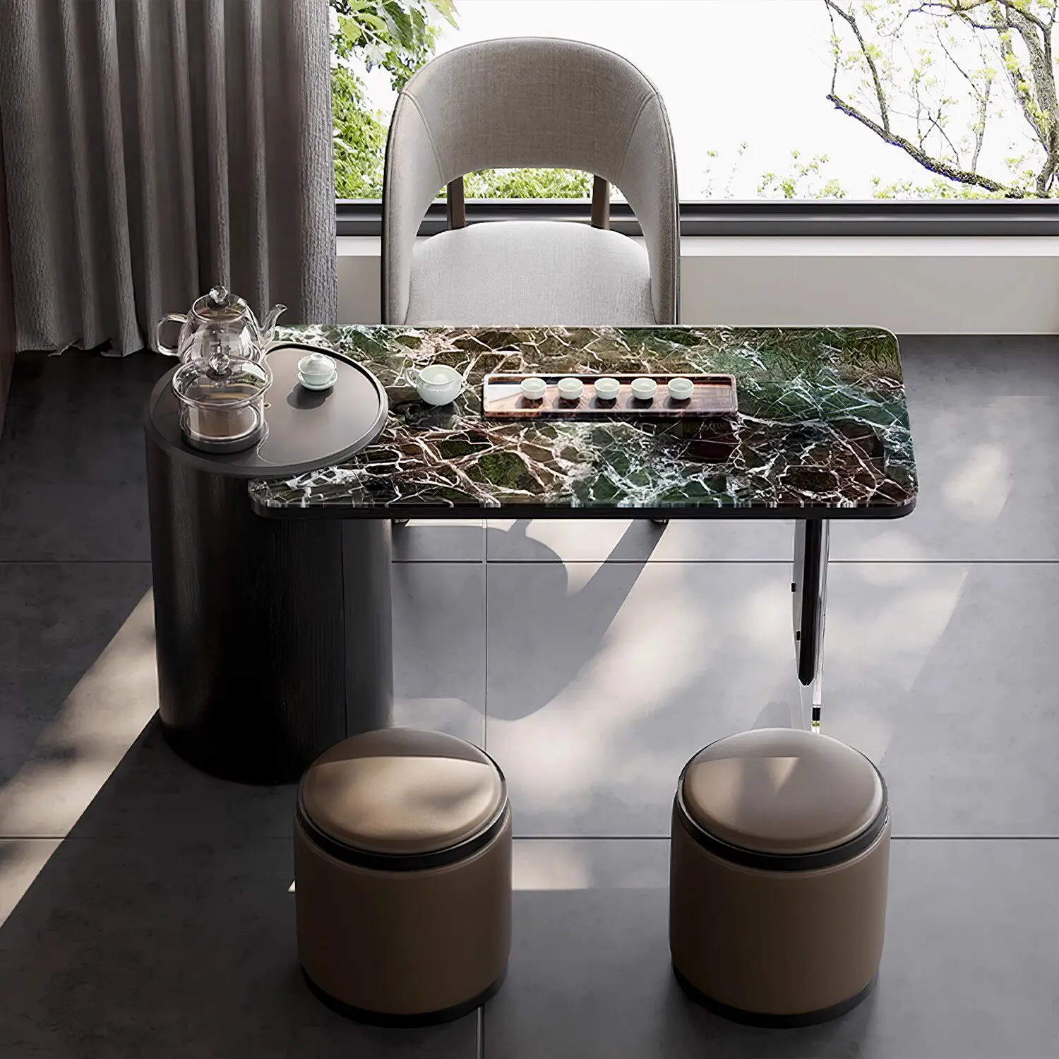 Natural luxury stone tea table 2025 new high-end balcony household small apartment office tea table light luxury Foshan,
Natural luxury stone tea table 2025 new high-end balcony household small apartment office tea table light luxury Foshan,