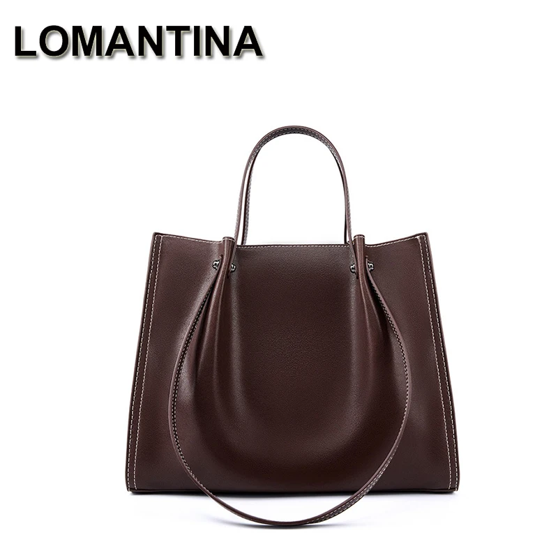 Lomantina One-Shoulder Large Casual Tote Fashion Business Women Cowhide Leather large Capacity ladies Handbag Tote Quality Purse
Lomantina One-Shoulder Large Casual Tote Fashion Business Women Cowhide Leather large Capacity ladies Handbag Tote Quality Purse