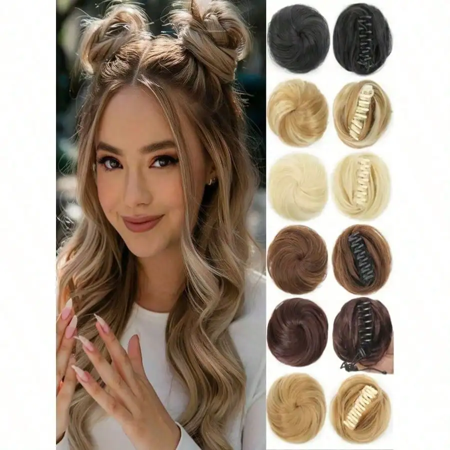 1pc Headband & Hair Clip - 4 Inch Synthetic Fiber Material, Perfect For Women's Party And Daily Wear, Easy To Create Everyday Hairstyles | Y2K Fashion Accessory | Heat-Resistant Fabric, Hair Decor
1pc Headband & Hair Clip - 4 Inch Synthetic Fiber Material, Perfect For Women's Party And Daily Wear, Easy To Create Everyday Hairstyles | Y2K Fashion Accessory | Heat-Resistant Fabric, Hair Decor