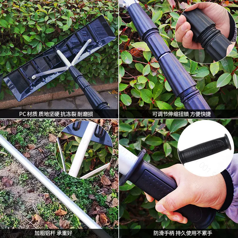High-Quality Aluminum Pole Roof Snow Rake Oxford Cloth Snow Scraper Retractable Roof Effort-Saving Snow Removal Tool
High-Quality Aluminum Pole Roof Snow Rake Oxford Cloth Snow Scraper Retractable Roof Effort-Saving Snow Removal Tool