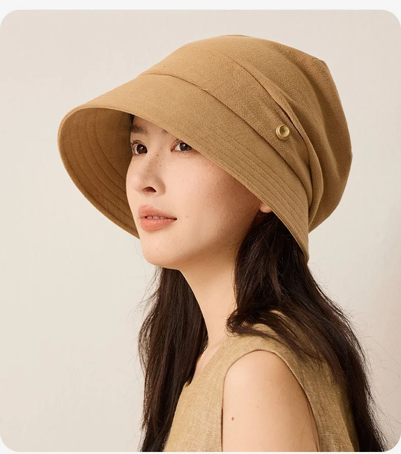Cotton Pile Fisherman's Hat for Women Japanese-Style Minimalist Breathable Sun Protection Beanie Soft 56-58cm
Cotton Pile Fisherman's Hat for Women Japanese-Style Minimalist Breathable Sun Protection Beanie Soft 56-58cm