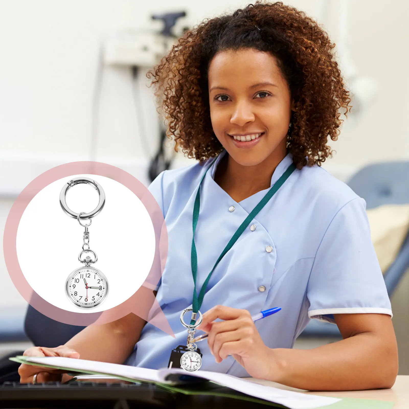 Premium Pocket Watch for Staff Luminous Dial Hanging Design Keychain Style Portable Quartz Watch for Nurses Doctors
Premium Pocket Watch for Staff Luminous Dial Hanging Design Keychain Style Portable Quartz Watch for Nurses Doctors
