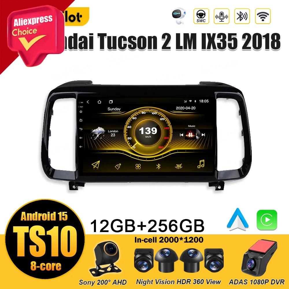 Android 15 For Hyundai Tucson 2 LM IX35 2018 Car Radio Multimedia Video Player Stereo Head Unit Stereo Head Unit Android Auto
Android 15 For Hyundai Tucson 2 LM IX35 2018 Car Radio Multimedia Video Player Stereo Head Unit Stereo Head Unit Android Auto