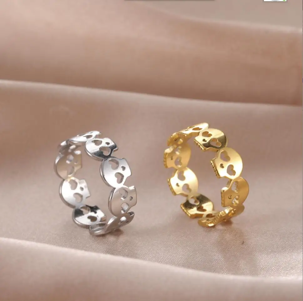 1PC Retro Skull Head Ring Popular Cool Accessories Hip Hop Jewelry Gifts Suitable for Boys Men Women Girls F1046
1PC Retro Skull Head Ring Popular Cool Accessories Hip Hop Jewelry Gifts Suitable for Boys Men Women Girls F1046