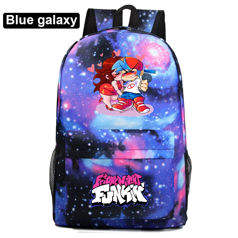 Hot Game Friday Night Funkin Students Backpack for Girls Boys Mochila Teens Travel Knapsack Children Rucksack Kids School Bags
Hot Game Friday Night Funkin Students Backpack for Girls Boys Mochila Teens Travel Knapsack Children Rucksack Kids School Bags