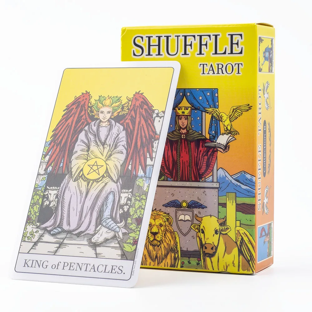 Колода карт Shuffle Tarot 80 для гадания судьбы и гадания, компактная настольная игра и развлечения для вечеринок 10,3x6 см
Колода карт Shuffle Tarot 80 для гадания судьбы и гадания, компактная настольная игра и развлечения для вечеринок 10,3x6 см