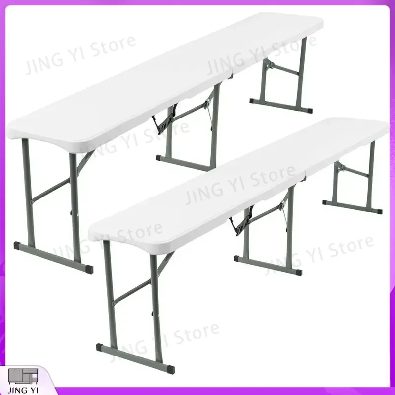 2 Pack 6FT Folding Bench Outdoor Garden Bench for Picnic BBQ Camping Indoor Use Portable Lightweight Aluminum Alloy Foldable
2 Pack 6FT Folding Bench Outdoor Garden Bench for Picnic BBQ Camping Indoor Use Portable Lightweight Aluminum Alloy Foldable