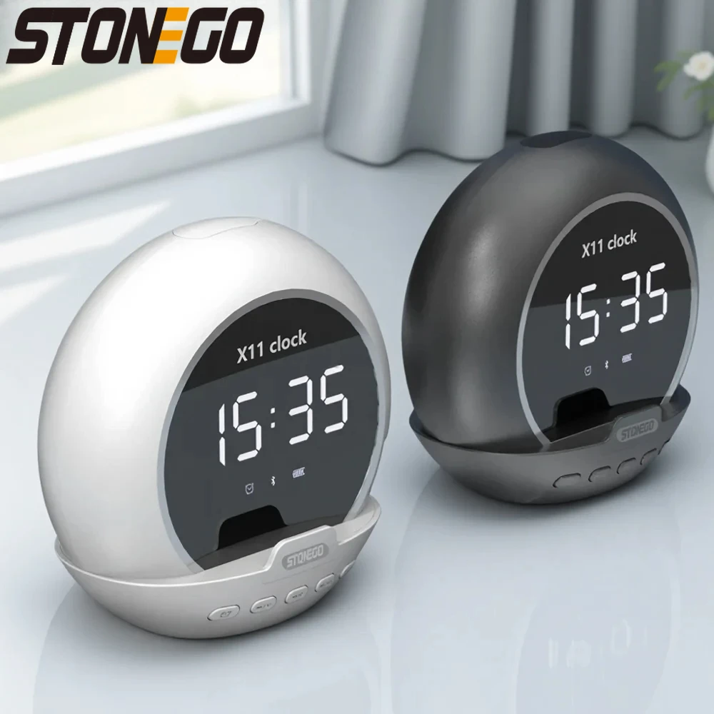 Портативная Bluetooth-колонка TWS с мощным сабвуфером, будильником, держателем для телефона, цифровым дисплеем и термометром
Портативная Bluetooth-колонка TWS с мощным сабвуфером, будильником, держателем для телефона, цифровым дисплеем и термометром