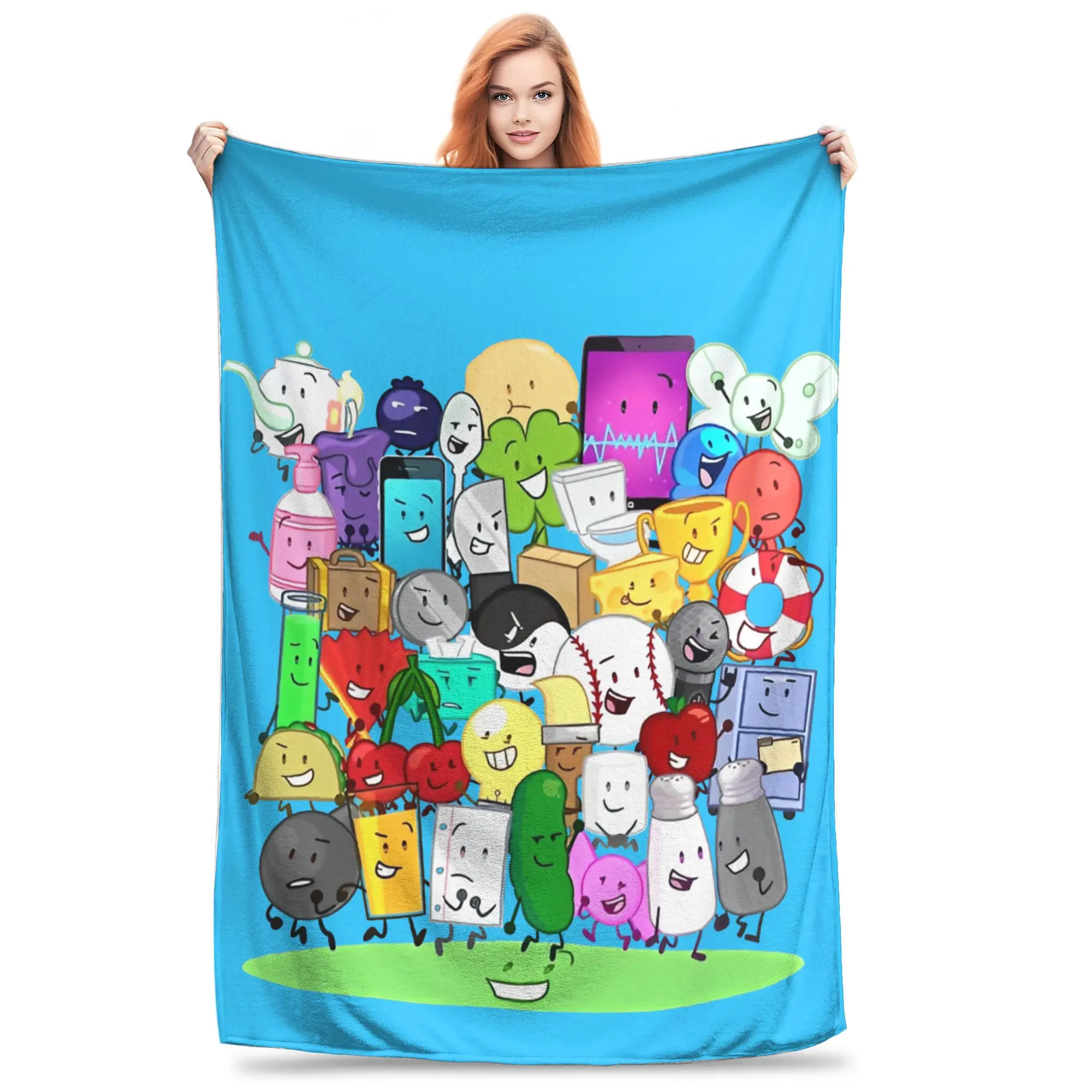 The Gang's All Here Inanimates Insanitys Blankets Plush Throw Blanket Bedding Couch Printed Ultra-Soft Warm Bedsprea,
The Gang's All Here Inanimates Insanitys Blankets Plush Throw Blanket Bedding Couch Printed Ultra-Soft Warm Bedsprea,