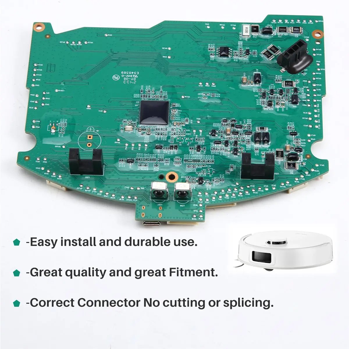 lillili Motherboard for Trouver E20/Mova E20 Vacuum Cleaner Global Version Board
lillili Motherboard for Trouver E20/Mova E20 Vacuum Cleaner Global Version Board