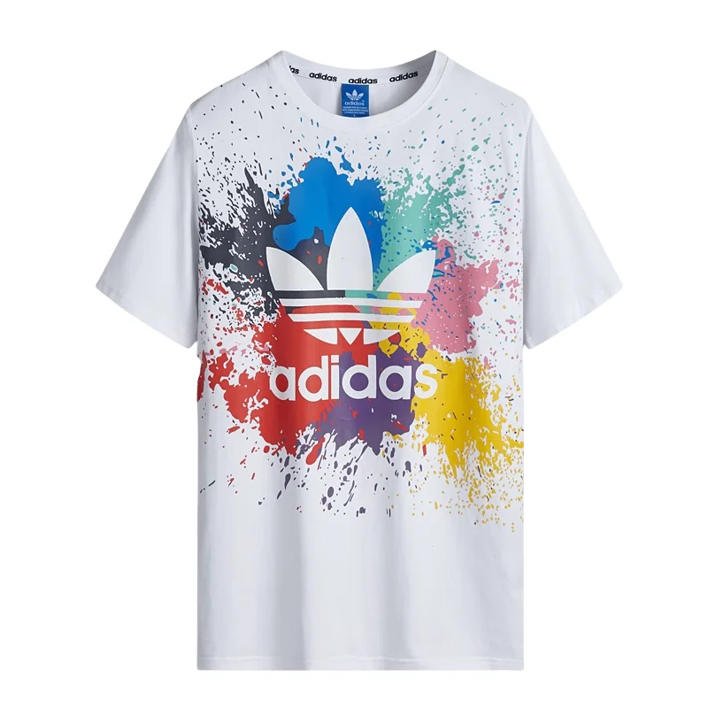Adidas 8516 T-shirt Multi-colored Ice Porcelain Cotton Fabric White Color Size L-5XL
Adidas 8516 T-shirt Multi-colored Ice Porcelain Cotton Fabric White Color Size L-5XL
