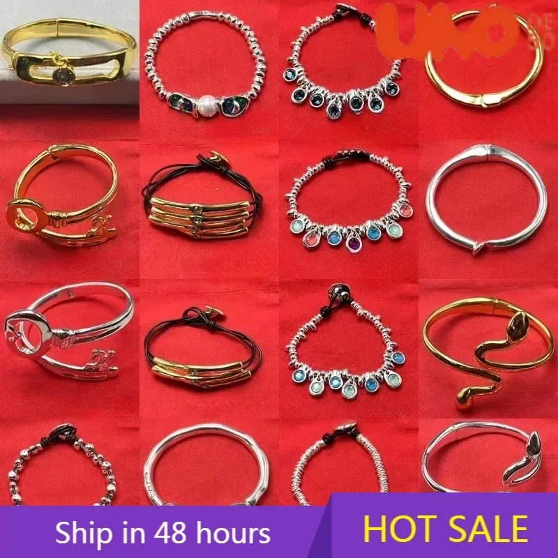 New hot selling European and American fashion trend exquisite bracelet women's romantic high-end jewelry gift bag
New hot selling European and American fashion trend exquisite bracelet women's romantic high-end jewelry gift bag
