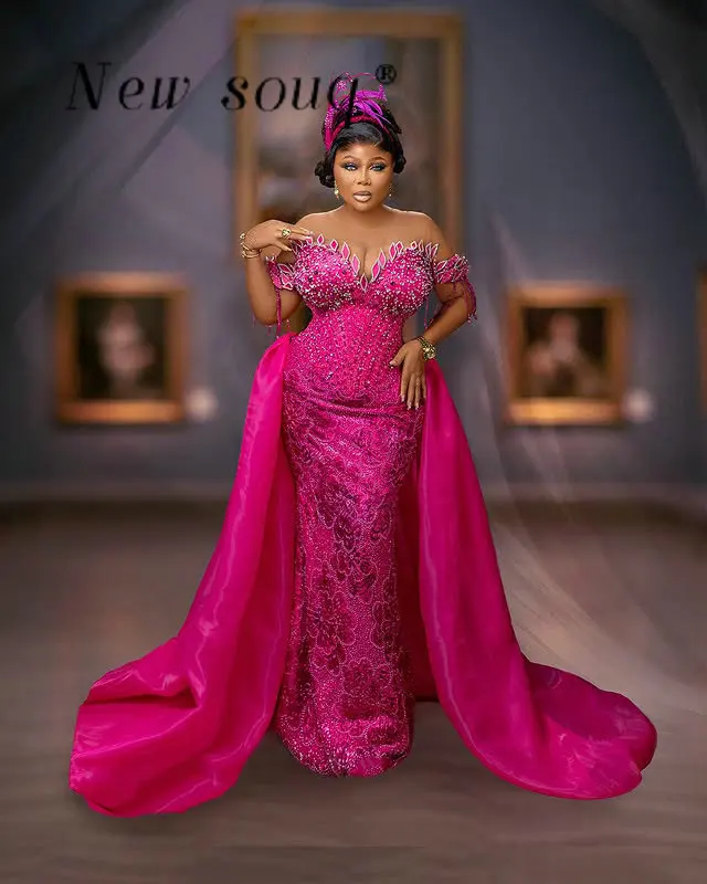 2026 Plus Size Fuchsia Prom Dresses with Removable Skirt Customized African Black Girls Crystals Beaded Wedding Evening Gowns
2026 Plus Size Fuchsia Prom Dresses with Removable Skirt Customized African Black Girls Crystals Beaded Wedding Evening Gowns
