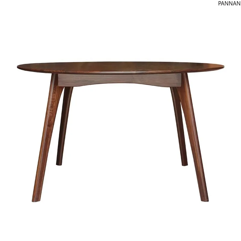 North American black walnut round all solid wood dining table Nordic modern simple log new Chinese table
North American black walnut round all solid wood dining table Nordic modern simple log new Chinese table