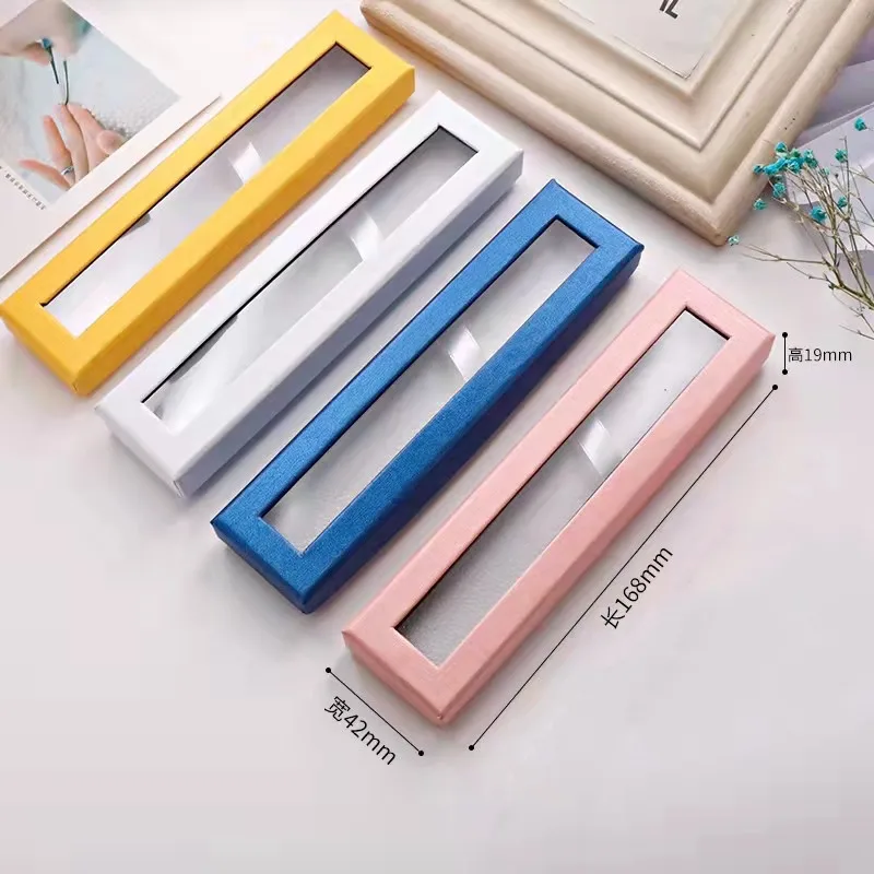 10pcs Paper Pen Box Black Transparent Window Gift Pen Box Paper Packaging Gift Boxes Birthday Party Gift Pen Wrapping Supplies
10pcs Paper Pen Box Black Transparent Window Gift Pen Box Paper Packaging Gift Boxes Birthday Party Gift Pen Wrapping Supplies