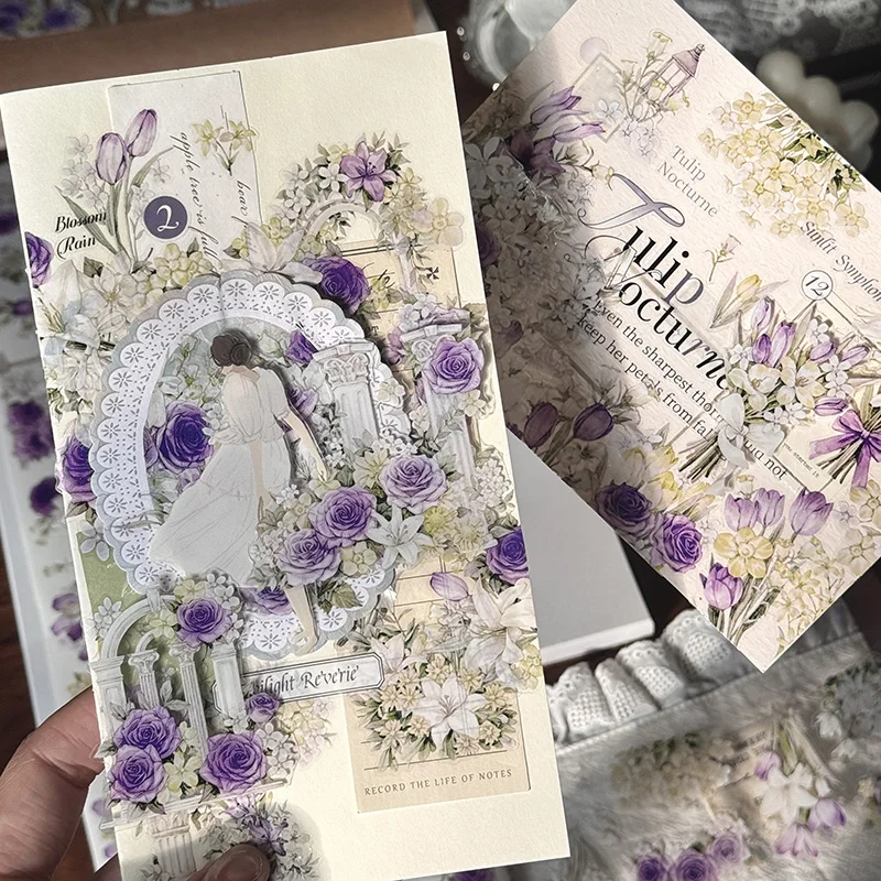 60mm*6m Vintage Purple Flower Landscape PET Tape Creative DIY Journal Material Collage Scrapbook Stationery
60mm*6m Vintage Purple Flower Landscape PET Tape Creative DIY Journal Material Collage Scrapbook Stationery