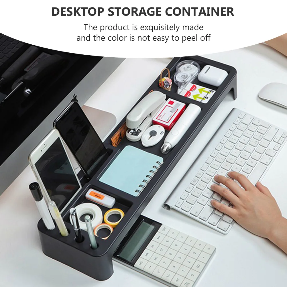 Multifunctional Desktop Storage Rack Plastic Keyboard Organizer Sundries Holder For Home Office School Exquisite Design
Multifunctional Desktop Storage Rack Plastic Keyboard Organizer Sundries Holder For Home Office School Exquisite Design
