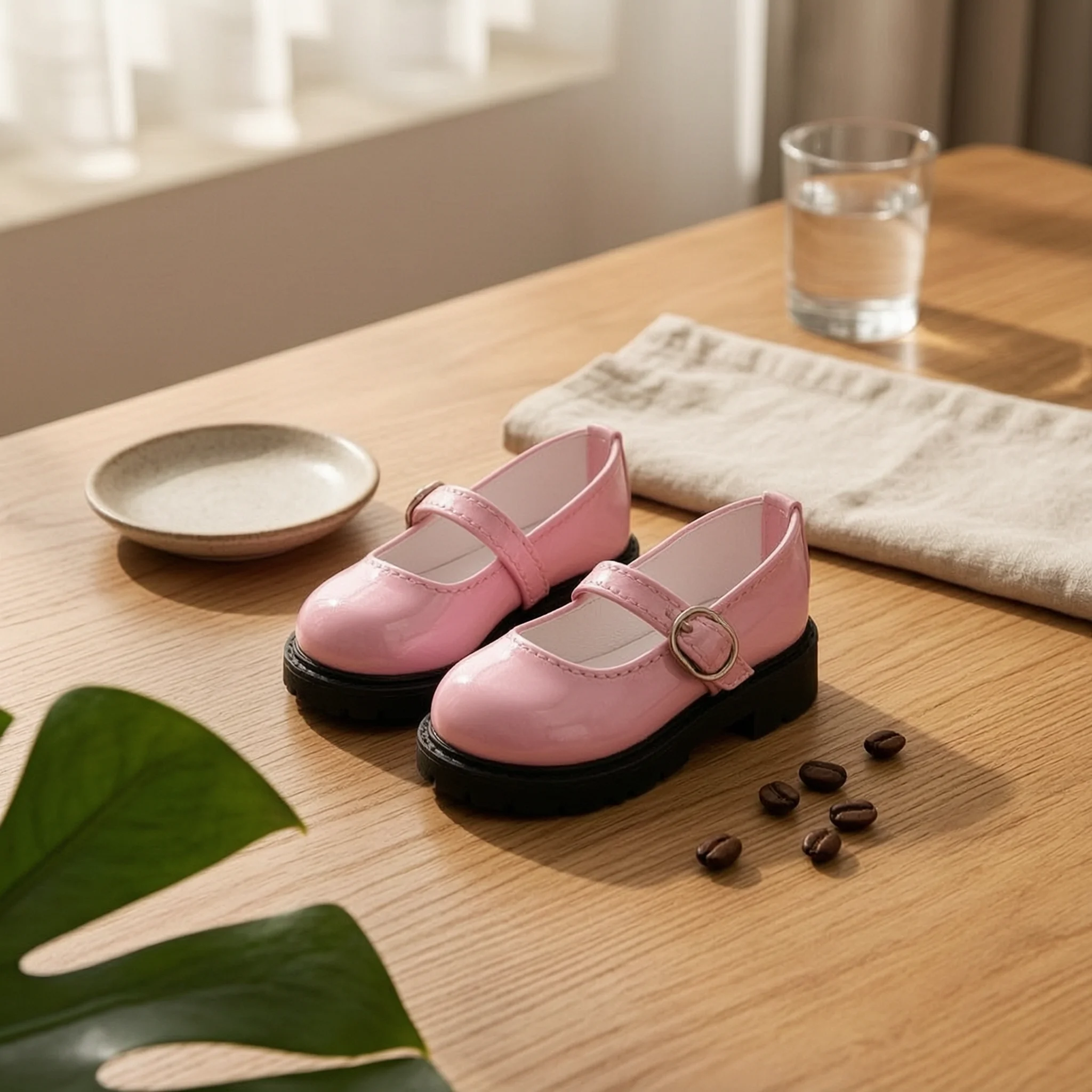 Doll Shoes with Straps Rounded Toe Convenient Buckle Closure Footwear for Stylish BJD Enthusiasts Display
Doll Shoes with Straps Rounded Toe Convenient Buckle Closure Footwear for Stylish BJD Enthusiasts Display