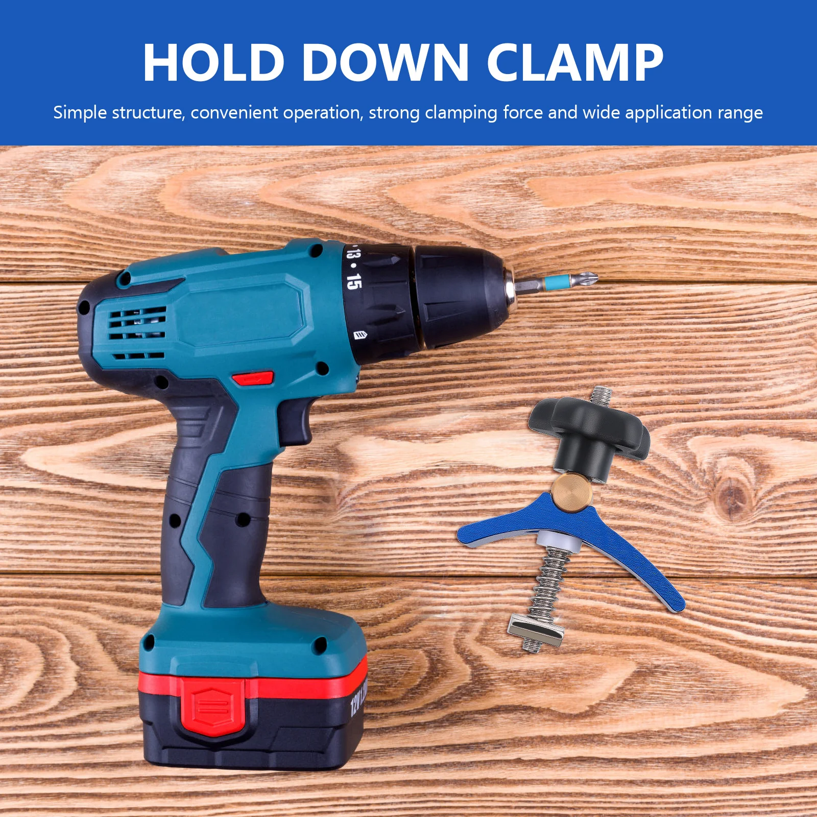 1 pc T-Track Clamp Woodworking Hold Down Clamp For Workpiece Positioning Durable Carpenter T Slot Clip Multipurpose Woodworking
1 pc T-Track Clamp Woodworking Hold Down Clamp For Workpiece Positioning Durable Carpenter T Slot Clip Multipurpose Woodworking