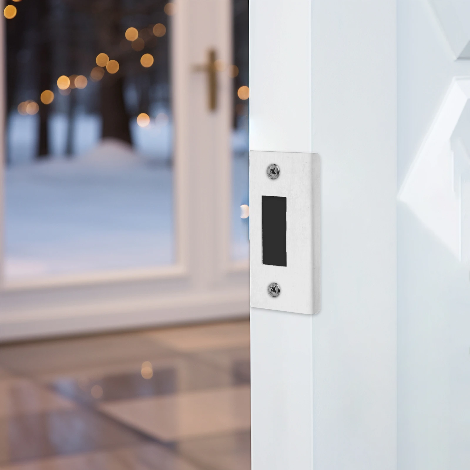 6pcs Stainless Steel Door .15x1.57 Inch Durable Lock Plate for Interior Doors Deadbolt Reinforcement Security Striker
6pcs Stainless Steel Door .15x1.57 Inch Durable Lock Plate for Interior Doors Deadbolt Reinforcement Security Striker