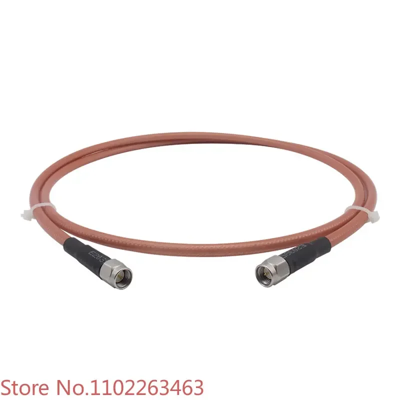 SMA male to SMA male stainless steel testing line RG142 silver plated wire 6GHZ testing low standing wave SMA-JJ
SMA male to SMA male stainless steel testing line RG142 silver plated wire 6GHZ testing low standing wave SMA-JJ