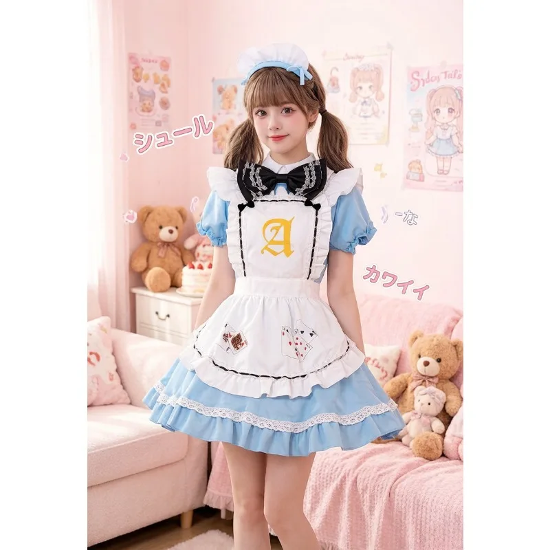 Halloween Maid Uniform Classic Lolita Costume Vintage Housemaid Outfit Elegant Carnival Party Cosplay Stage Wear Dress Suit
Halloween Maid Uniform Classic Lolita Costume Vintage Housemaid Outfit Elegant Carnival Party Cosplay Stage Wear Dress Suit