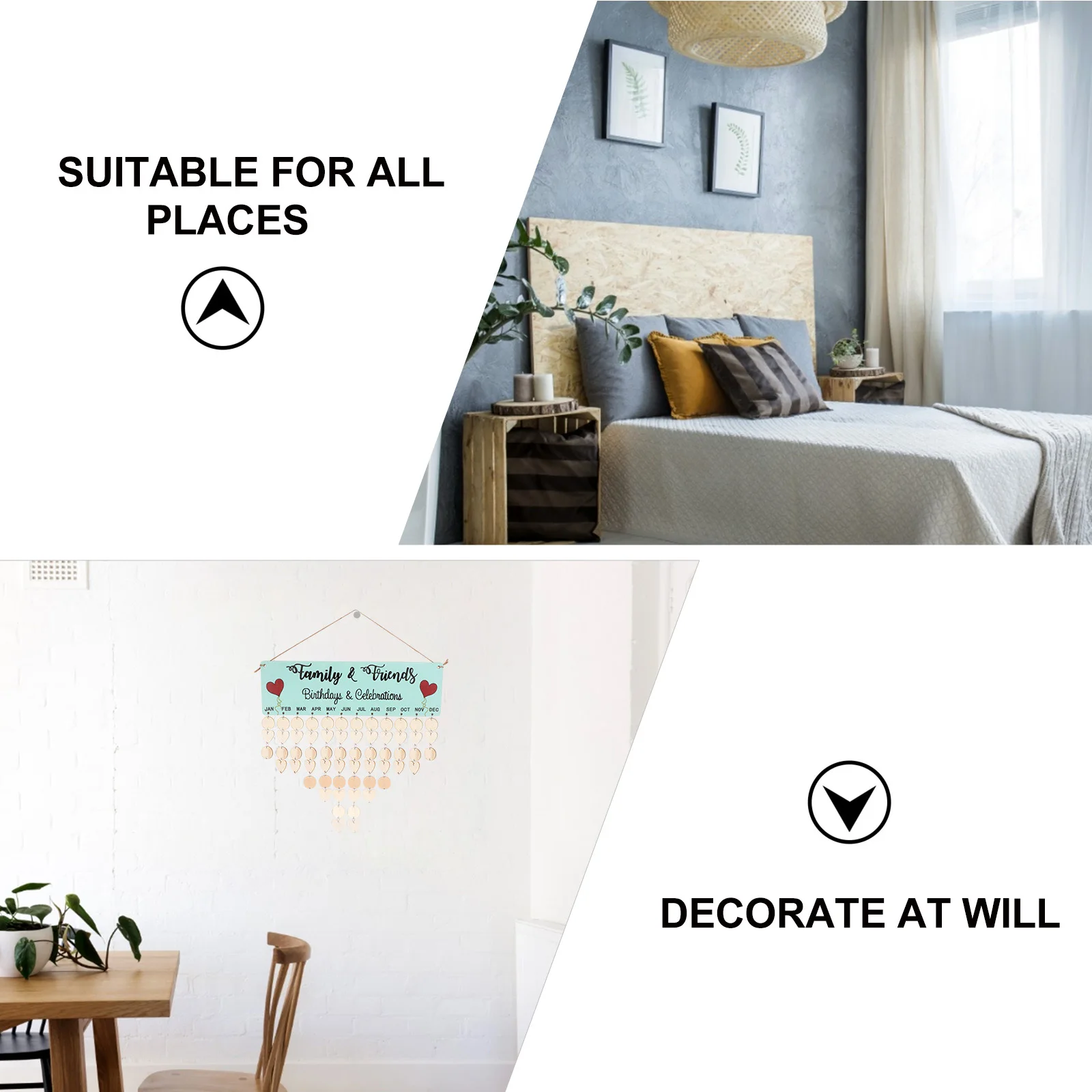 1Set Wooden Calendar Board Kit 50 Round 50 Heart Discs Birthday Reminder for Mothers Day Fathers Day Wedding Valentines Gift
1Set Wooden Calendar Board Kit 50 Round 50 Heart Discs Birthday Reminder for Mothers Day Fathers Day Wedding Valentines Gift