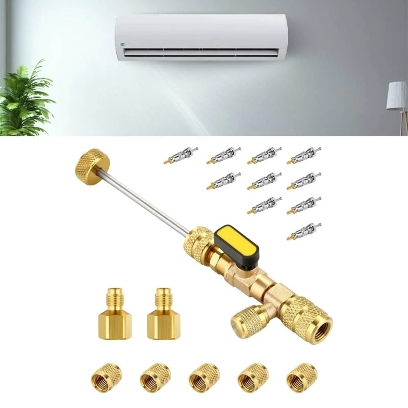 Клапаны L9BE Cores Установка инструмента установки SAE 1/4 и 5/16 Порт подходит для систем HVAC
Клапаны L9BE Cores Установка инструмента установки SAE 1/4 и 5/16 Порт подходит для систем HVAC