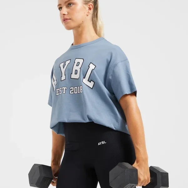 AYBL Loose Fitn ort Sve Футболка Sport Aerobics High Intensi CF Athletic Top Женская дышащая влажная рука...
AYBL Loose Fitn ort Sve Футболка Sport Aerobics High Intensi CF Athletic Top Женская дышащая влажная рука...