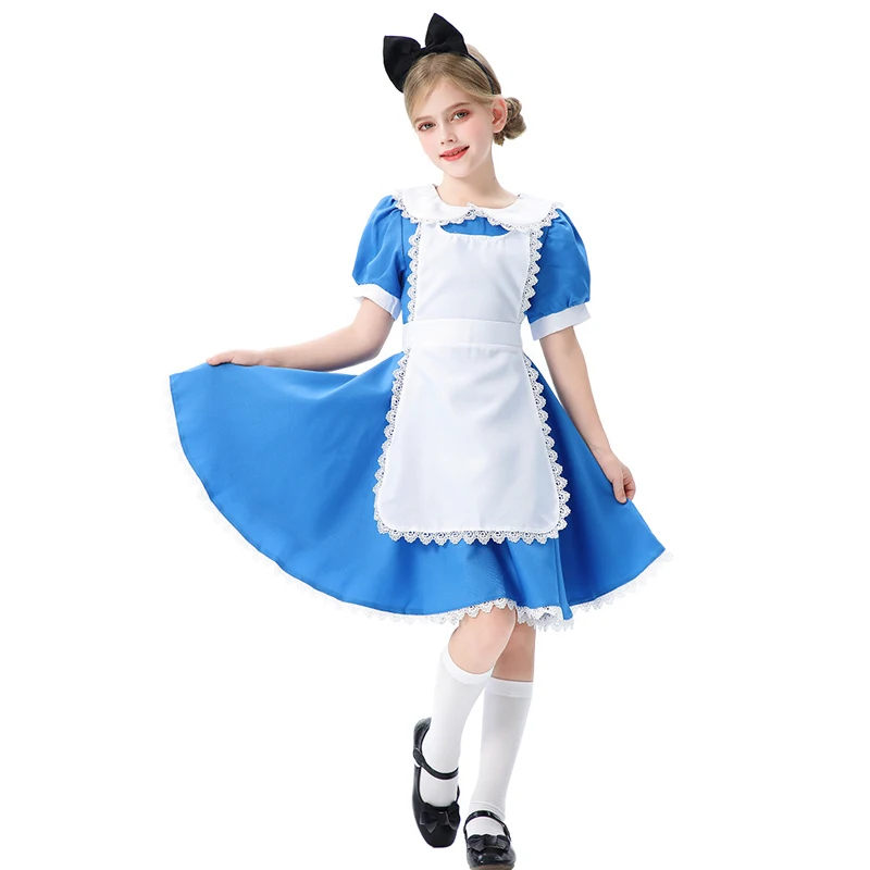 Carnival Halloween Classic Alice Princess For Girl Costume Wonderland Fairy Tale Dree Up Cosplay Fancy Dress Party
Carnival Halloween Classic Alice Princess For Girl Costume Wonderland Fairy Tale Dree Up Cosplay Fancy Dress Party