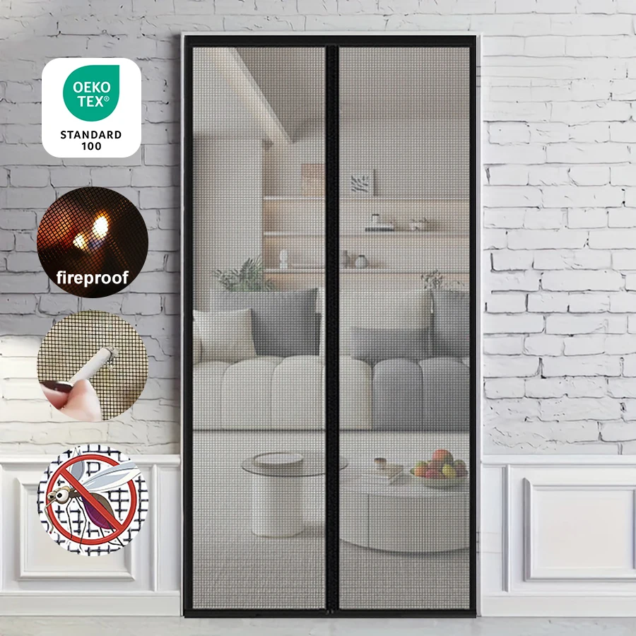 Heavy Duty Magnetic Screen Door Mesh Curtain Mosquito Net Bug Hands Free Partition Mute Striped Door Curtain Bedroom Ventilation
Heavy Duty Magnetic Screen Door Mesh Curtain Mosquito Net Bug Hands Free Partition Mute Striped Door Curtain Bedroom Ventilation