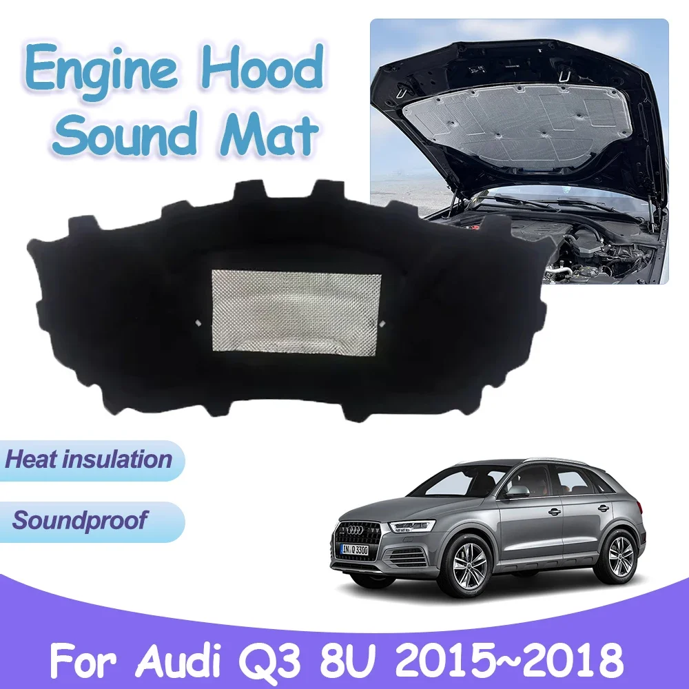 Для Audi Q3 8U RS 2015 2016 2017 2018 Автомобильный капот двигателя, звуковая Подушка, теплоизоляция, хлопковая фотоподкладка, аксессуары для интерьера
Для Audi Q3 8U RS 2015 2016 2017 2018 Автомобильный капот двигателя, звуковая Подушка, теплоизоляция, хлопковая фотоподкладка, аксессуары для интерьера