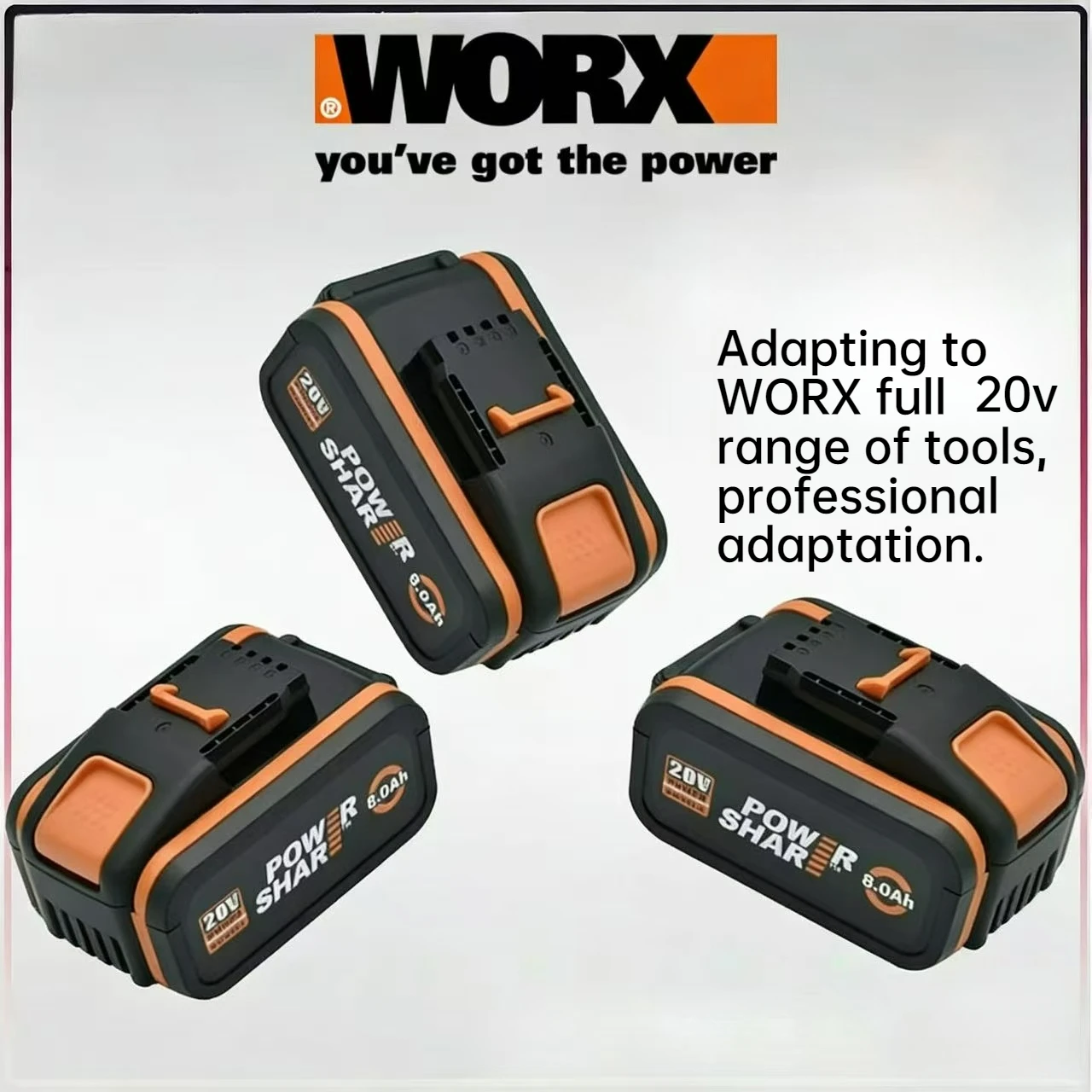 Аккумулятор WORX 6.0Ач 20В, совместимый с системой POWERSHARE. Быстрая зарядка, высокая эффективность, мощность и промышленное качество.
Аккумулятор WORX 6.0Ач 20В, совместимый с системой POWERSHARE. Быстрая зарядка, высокая эффективность, мощность и промышленное качество.
