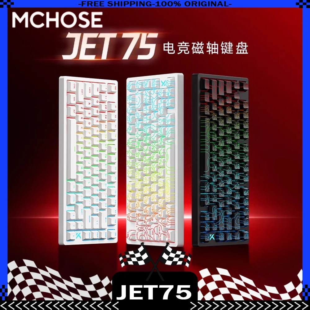 Mchose JET75 клавиатура магнитный переключатель 8k 0,1 мс прокладка с возможностью горячей замены RGB киберспортивные игровые механические клавиатуры аксессуары на заказ ноутбук
Mchose JET75 клавиатура магнитный переключатель 8k 0,1 мс прокладка с возможностью горячей замены RGB киберспортивные игровые механические клавиатуры аксессуары на заказ ноутбук