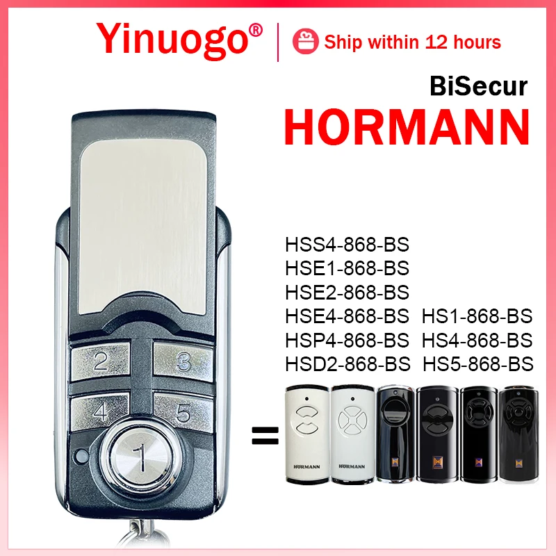 Пульт дистанционного управления для ворот HORMANN BiSecur для HORMANN HSE2-868-BS HSE4-868-BS HSD2 HSP4 HS5 HS4 HS1 HSS4 868 BS Пульт дистанционного управления для гаража
Пульт дистанционного управления для ворот HORMANN BiSecur для HORMANN HSE2-868-BS HSE4-868-BS HSD2 HSP4 HS5 HS4 HS1 HSS4 868 BS Пульт дистанционного управления для гаража