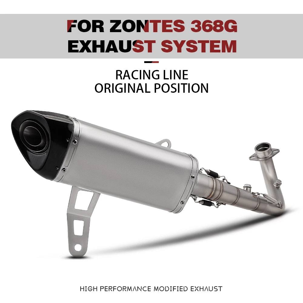 Suitable for ZONTES368 368G 368D 368K 368E motorcycle stainless steel performance full exhaust system set
Suitable for ZONTES368 368G 368D 368K 368E motorcycle stainless steel performance full exhaust system set