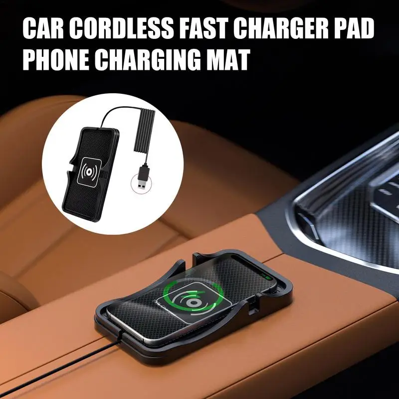 Wireless Charger For Car Wireless Phone Charger Mat For Auto Wireless Car Charge Fast Charging Pad Suitable For SUV Auto Truck
Wireless Charger For Car Wireless Phone Charger Mat For Auto Wireless Car Charge Fast Charging Pad Suitable For SUV Auto Truck